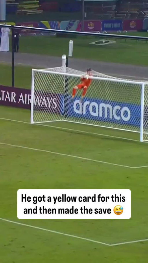 Canada’s Jonathan Ransom pulled out the ultimate taunt in penalties vs. Ireland and proceeded to make the game-saving save 😅🙌 #U17WorldCup