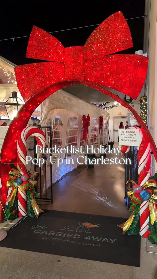 ✨If you’re looking for ALL the holiday feels, THIS is it!

The Polar Perch Pop-Up @getcarriedaway.theperch in Mt Pleasant is bursting with gifts, décor, sweet treats, cocktails, and all things merry + bright!

Santa and Mrs Claus stop by to bring you all the holiday spirit! 

Definitely add this to your holiday bucket list, so you are on Santa's Nice List! 🎁✨And come get carried away this holiday season!

Save and Follow @byangelamichele for more festive Charleston spots!

#charleston #holidaypopup #charlestonfoodie #charlestonrecs #christmas #thingstodoincharleston