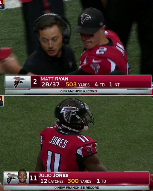 Julio Jones is one of only two WRs to have a 300-yard receiving game this century 🗣️

CARvsATL– Sunday 1pm ET on FOX/FOX One
watch.nfl.com