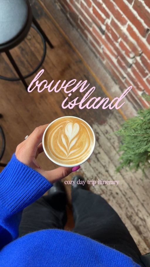BOWEN ISLAND GUIDE 🌲🦌🌧️🌀🤎✨☕️

Okay, here’s everything I think you should know about a day trip to Bowen!

IMPORTANT TO NOTE:
During the Winter months, many shops change their hours. Be sure to check online for updated info. Also, be sure to support the local businesses while you’re there (especially through shoulder season) 🥹

GETTING AROUND:
You don’t need a car! Most of the places I mentioned here are within walking distance. However, a car is useful for reaching places deeper into the Island.

FERRY INFO: 
There are no ferry reservations for Bowen, so you just need to go to the @bcferries site to check the schedule! ALSO - your ticket is a return fare. 

WHERE TO HIKE NEAR SNUG COVE (aka the ferry terminal area):
– Crippen Park area (Killarney Lake, Bridal Veil Falls) – Dorman Point look-out trail – Mt. Gardner
If you’re looking for trails, I’d suggest heading to www.tourismbowenisland.com/destination/information/ (@bowenislandtourism) for lots of great info and maps.  
PLACES MENTIONED IN THE VIDEO:
@tellyourfriendscafe 
@narwhalonbowen 
@branchonbowen 
@seabird_shop 
@bowenislandflowershop 
@wrenboutique  @toshhomeandgarden 
@sangredefruta 
@cocoawestbc 
@theburrowbowen 
@artisaneats 
Knick Knack Nook
@mistthermal 

Got any other questions? Feel free to ask in the comments 💛

#bowenisland #bowenislandbc #bowenislandtourism #bowenislanddaytrip #bowenislandlife