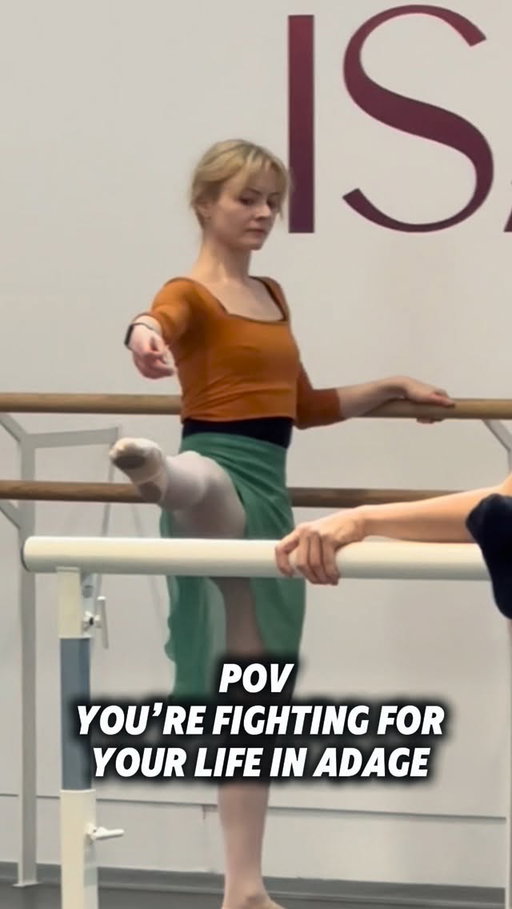 BALLET IS SO HARD ✨ VAGANOVA ADAGE 👇

My life used to flash before my eyes In adage 

In all honesty I used to HATE adage. My legs were crying having to try to hold them up, shaking and sweating like a pig ( similar to Jessie at my intensive 💪🏻) it’s so so hard. 

Are you a sweater?? 💦 I sweat SO much in class.

It’s so worth it though because in the end I absolutely love adage and it’s so enjoyable to watch when you have the strength, flexibility and freedom of movement to do it! 

Keep working hard people 💪🏻 

Can you relate to the STRUGGLE? COMMENT BELOW 👇 

Let’s get there together 🤍

———
BALLET WITH ISABELLA
Your Secret weapon to excellence 
Classes, Courses, Plans, Intensives 
——-
#arabesque #balletcoach #ballet #worldwideballet #adage #hardwork 
#vaganova #ballettips #balletlessons #balletteacher #balletlessons #balletwithisabella #arabesque #worldwideballet #mindset #dontdoubt #behappy #adultballet #balletjumps #balletteacher

——