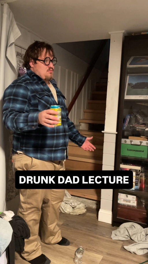 he makes a mean scrimp shampi #unhirables #lecture #parents #drinking #lifelessons