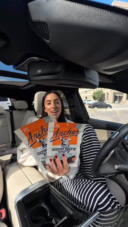 If you’re a CERTIFIED snacker, you ✨need✨ to be snacking on our NEW Cowboy Cut Beef Jerky😋🥩. Zero sugar, 100% grass-fed beef, and absolutely UNREAL flavor🔥. Find them on your next pit-stop or snack run and thank us later🥰🧡

#archerjerky #sticktoreal