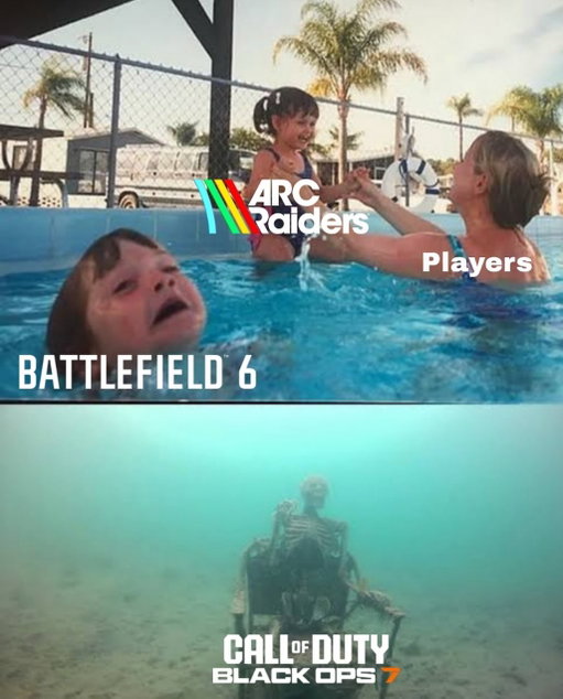 People really hate the campaign 😭 but Arc Raiders tho
-
#gaming #meme #arcraiders #blackops7 #battlefield6