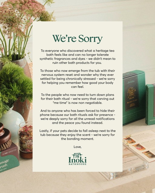 We’ve been meaning to apologize for the last 4 years 🫶