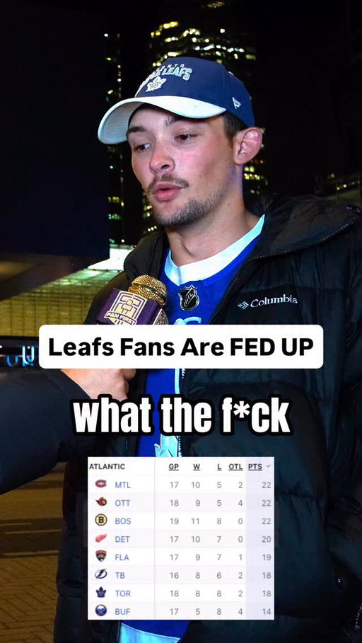 What has happened to the Maple Leafs man...

#leafs #Toronto #nhl #hockey #mapleleafs #lakings #fancam #fans #hockeyfan #nhlfan #interview #sports #marner