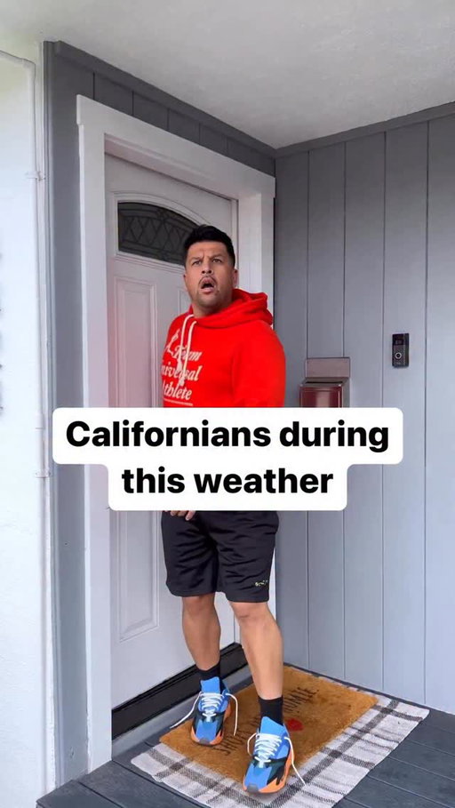This rain got us sleeping all day 😂😂😂😂 #rain #california