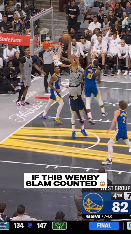 This sequence between Victor Wembanyama and Draymond Green 🤯