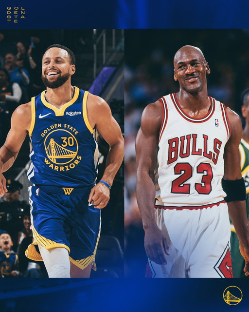Stephen Curry joins Michael Jordan as the only two players over the age of 37 to record 45+ points in back-to-back games 👏