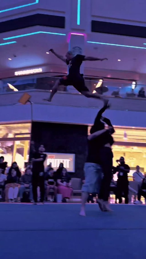 “I just loosened up today. Tomorrow, I’ll show you what I can really do at my own pace.”

@adrenaline_tricking 
@resortsworldlv