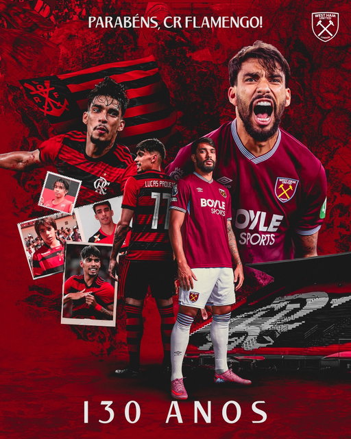𝗙𝗹𝗮𝗺𝗲𝗻𝗴𝗼, 𝗙𝗹𝗮𝗺𝗲𝗻𝗴𝗼
𝗖𝗮𝗺𝗽𝗲𝗮̃𝗼 𝗱𝗲 𝘁𝗲𝗿𝗿𝗮 𝗲 𝗺𝗮𝗿! 

Parabéns pelos 130 anos de história @flamengo! 🥳