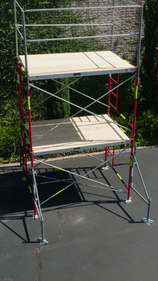 Rise above the rest with the tool-less assembly of SCAFFLEX on your job site. 👆