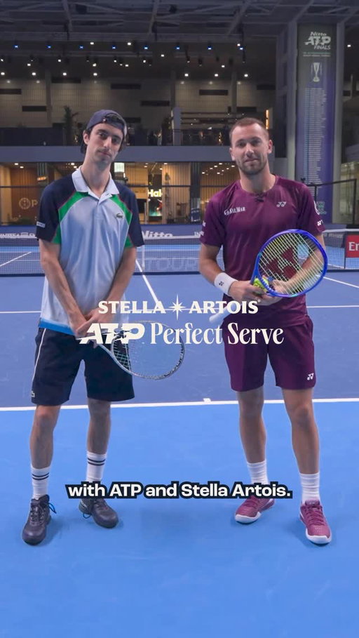 Now, That’s The Perfect Serve.🎾🍺

A masterclass in flair from @casperruud & @stef_bojic in Torino.

#Partner #ATPPerfectServe #StellaArtois