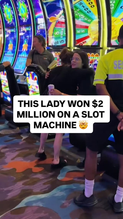 Imagine winning $2 million on a $3 bet as you’re walking out of the casino on a slot machine!!! 

(Verolove6969/TikTok)

#casinonight #casino #slotmachines #slots #slotmachines