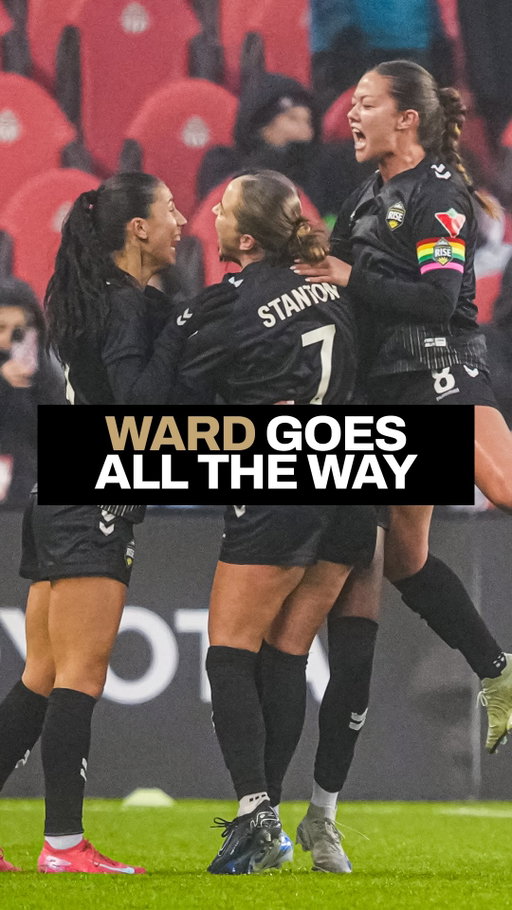 Holly Ward goes all the way, Rise lead!