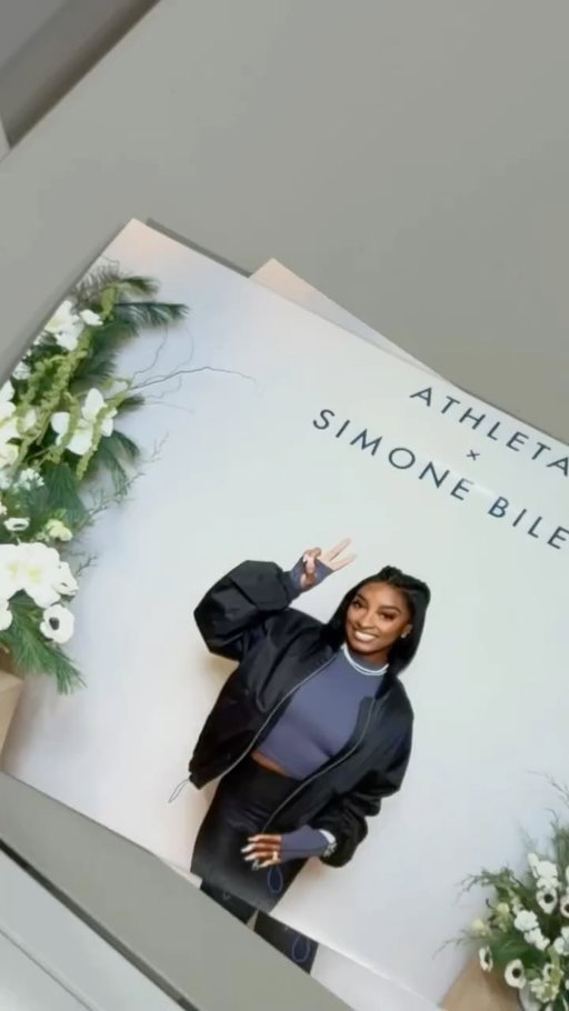 It’s official: our latest collab with @simonebiles just dropped.