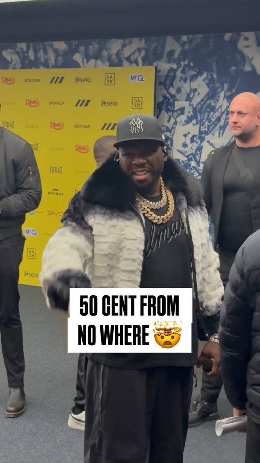 50 CENT IS HERE TO RINGWALK CHRIS EUBANK JNR 🤯 #EubankJnr #50Cent