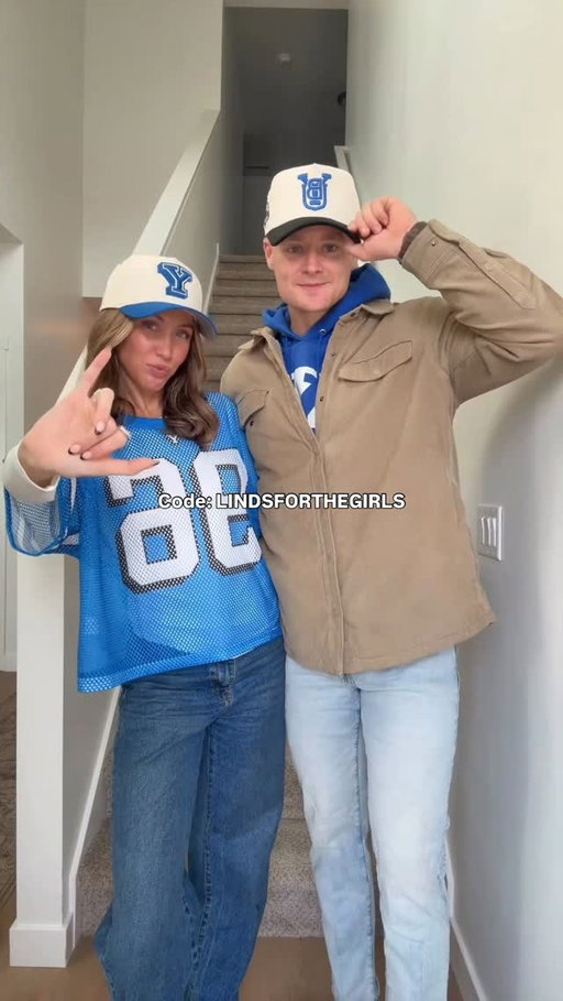 For the girls who refuse to show up to the BYU game looking basic 🤭💙✨ Just picked up the cutest merch at Woodn Grail and yes… we’re officially glowing up for game day 😌🏈 Who’s ready to slay in their fit?! 💅🏻 🤙🏻

Code: LINDSFORTHEGIRLS to save 🫶🏼

 #ForTheGirls #BYUGameDay #GameDayGlowUp #CollegeStyle #ModernCollegiate #BYUChic”