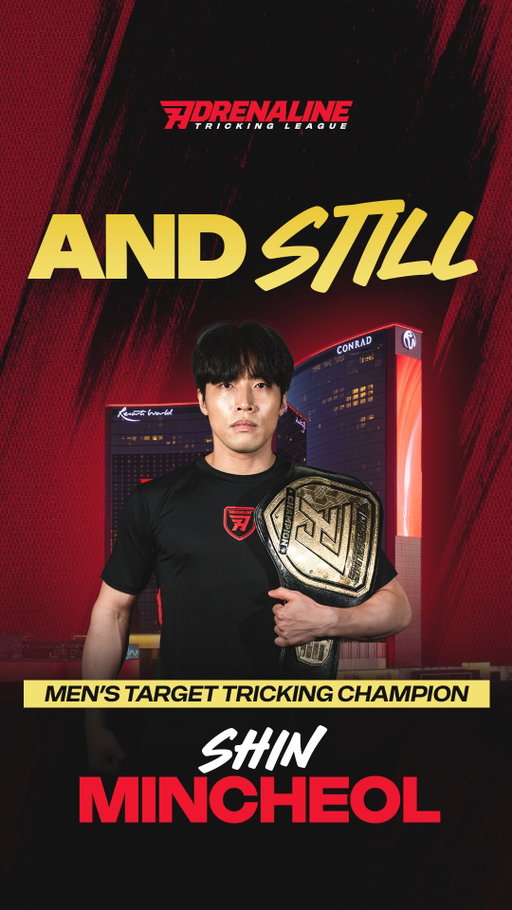Men’s Target Tricking Champion: SHIN MINCHEOL 💥