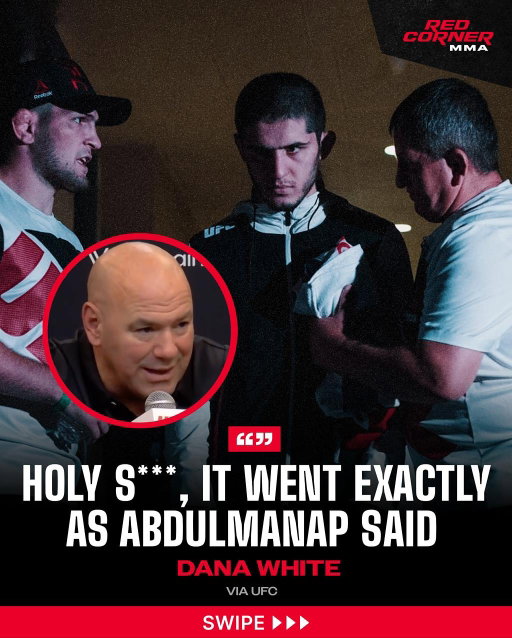 “Khabib came over to me freaking out and screaming saying please can I put the belts on him”

Dana White discusses Abdulmanap predicting Islam’s rise after @khabib_nurmagomedov !