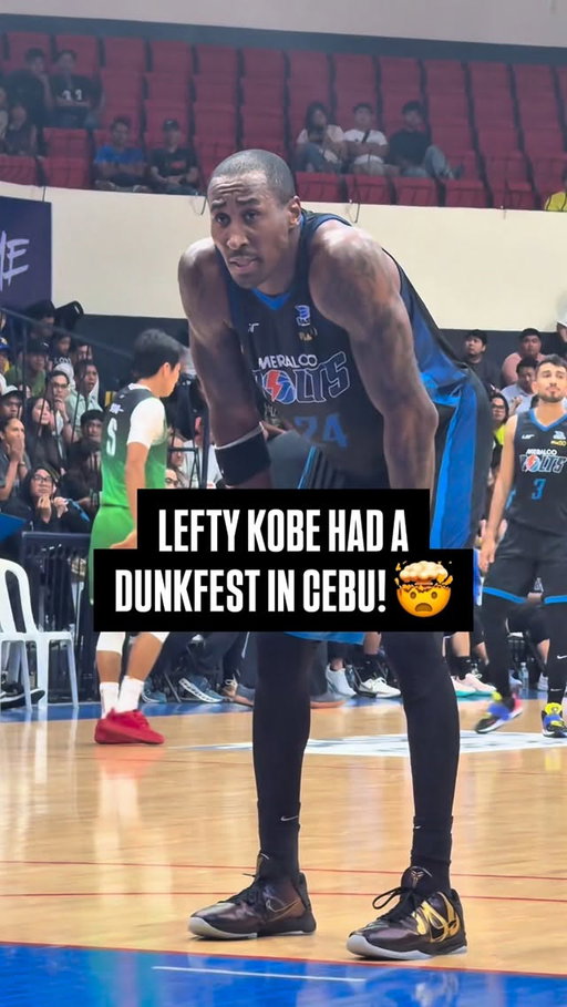LEFTY KOBE WENT OFF IN CEBU! 🔥

Rondae-Hollis Jefferson impressed the Cebuano crowd with 34 points to go along with 11 rebounds and five assists for the Meralco Bolts ⚡️