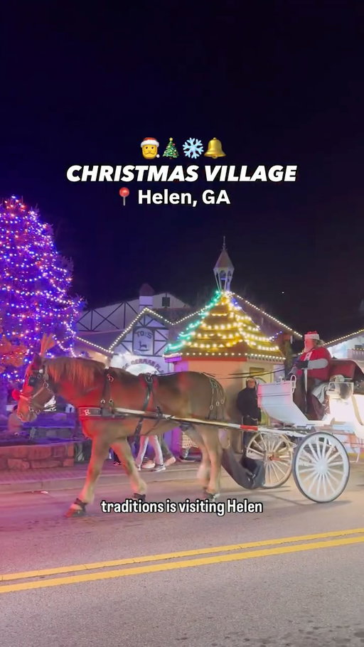 CHRISTMAS VILLAGE IN NORTH GEORGIA open until February!🎄❄️🥨🎅

🚗 only 1.5 hours from Atlanta, this european alpine-inspired town is like stepping into a Christmas postcard! candy apples, funnel cakes, giant christmas trees, German restaurants and charming shops along illuminated streets✨

📅 Late November - Mid February 

Have you been?

#thingstodoatl #thingstodoatlanta #discoveratl #discoveratlanta #exploreatl #exploreatlanta #northgeorgia #northgeorgiamountains #northga #helengeorgia #georgiapeach #exploregeorgia #atlantamoms