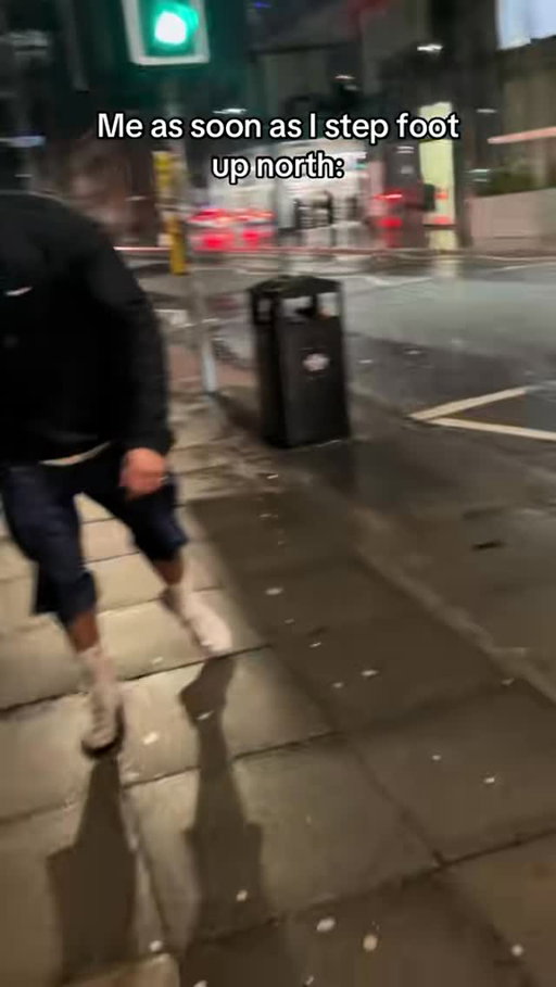 Manchester weather is NOT for the weak…