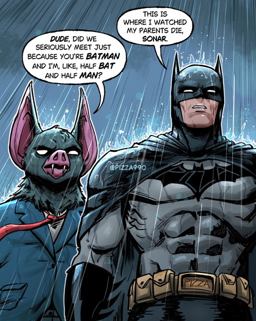 Batman meets Sonar from Dispatch

#batman #sonar #dispatch #fanart #gaming