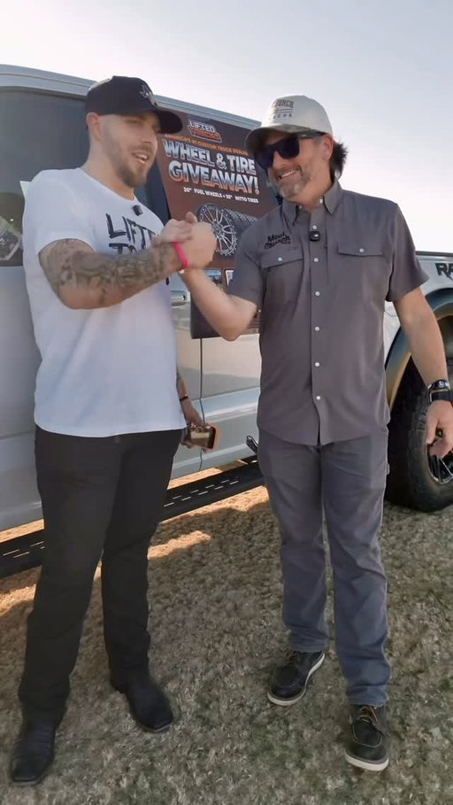 Great to see our friend @meatchurch Matt at the @troubadourfest. Thanks to everyone who stopped by our booth to talk trucks and entered to win a set of custom wheels and tires! 🤠🎸

#LiftedTrucks #stocksucks #truckyeah #bbq