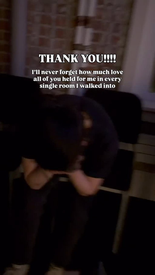 When I realized the last show was about to close out, I literally didn’t want to leave the stage because I realized as soon as I walked off, it was all over. You have made one of my greatest dreams come true, and how do I even begin to thank you for something like that? Your belief in me was tangible in every room I walked into. I’ve truly never experienced anything like it. 🥹🥰 I’m gonna go and make a super long form video of the entire tour experience with all the wonderful footage I was able to capture on the road now so brb!