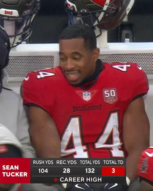 HAT TRICK FOR @tucker5timez! 🎩

📺: #TBvsBUF on CBS