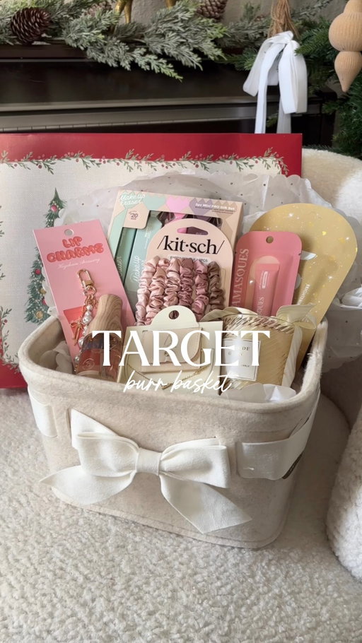 burr basket 🎁 idea everything is from @target for under $20 ❄️🎄🧸

Say “GIFT” and I’ll send you everything I used to create this girly burr basket for your bestie!! 

Burr basket • burr basket gift ideas • how to create a burr basket • burr basket gift for your bestie • target gift ideas • target gift guide • target gifts for her • gifts for her 2025 • holiday gift guide for her, burr basket aesthetic, holiday gifts for women, gift basket for best friend #burrbasket #burrbasketideas #holidaygiftsforher #giftguideforher #giftsforwomen #targetgiftideas #targetgifts #targetgiftsets