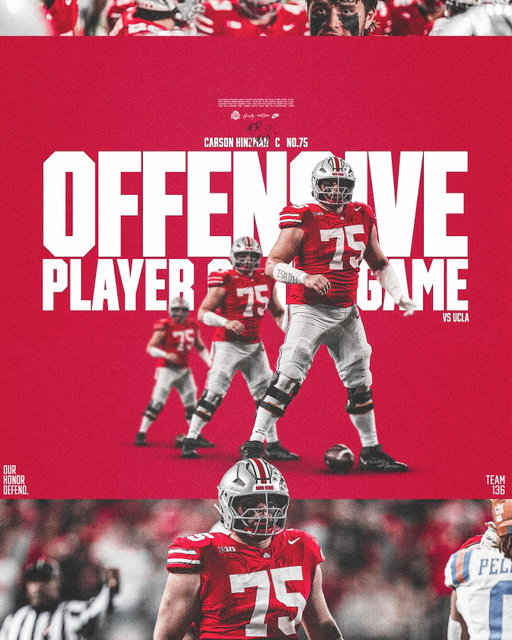 Offensive 𝘗𝘭𝘢𝘺𝘦𝘳 𝘰𝘧 𝘵𝘩𝘦 𝘎𝘢𝘮𝘦: @carson_hinzman 😤