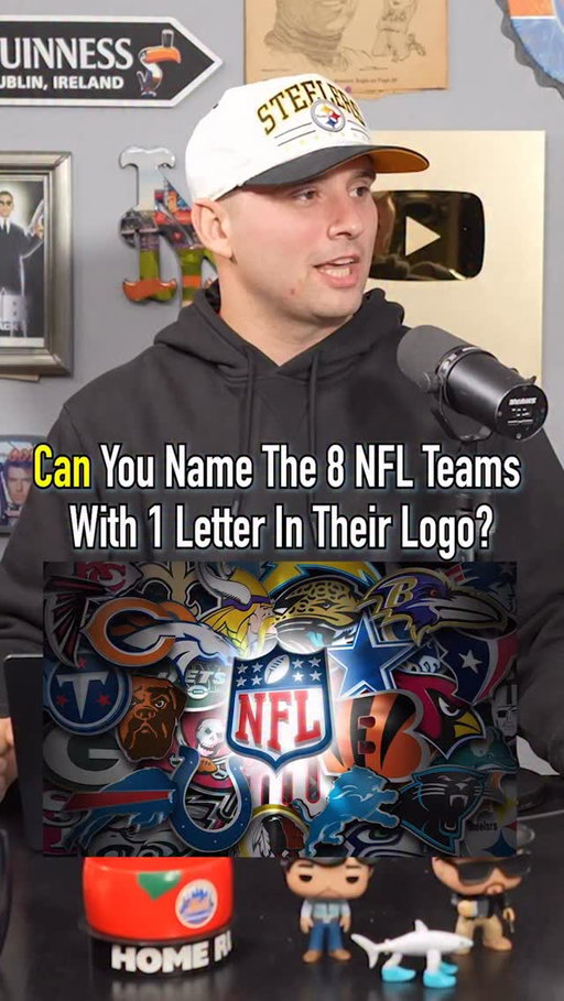 Can You Name The 8 NFL Teams With 1 Letter In Their Logo? #reels #nfl #football #packers #bengals