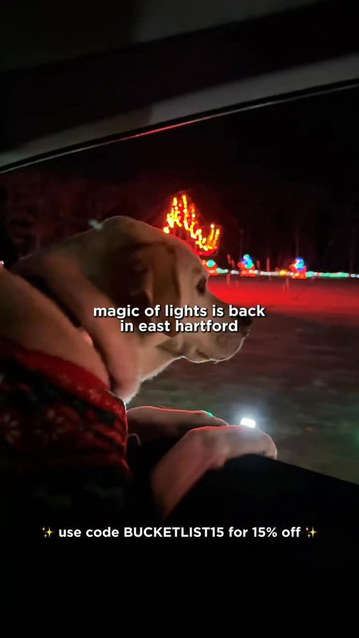 it’s (almost) timeeeee 🎵🎄

@themagicoflights is back at Rentschler Field in east hartford from November 26th to January 3rd! Get 15% off your tickets with code BUCKETLIST15 

Tickets linked in bio!

HOURS: 
11/26 - 12/11: 5:00 PM - 9:00 PM
12/12 - 1/3: 5:00 PM - 10:00 PM

#themagicoflights #easthartford #ctbucketlist #ctchristmasevents #molpartner