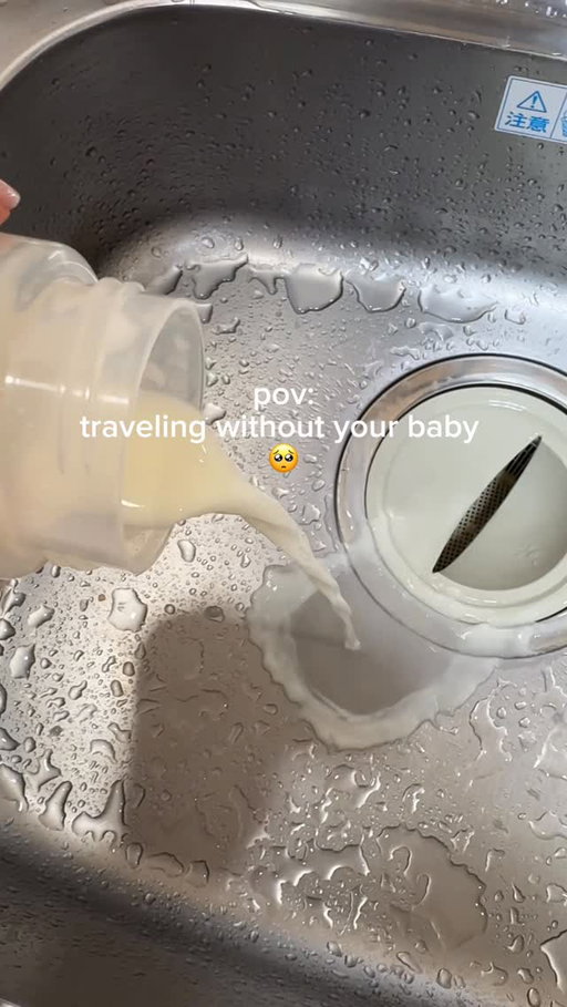 They said ‘don’t cry over spilled milk’ but they clearly weren’t postpartum + biologically fused with a tiny human. 😭🍼