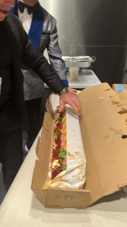 Backstage at @ufc was catered by my friend @giovannipaolony of @giovannis.italian.deli in White Plains NY! Sensational Italian food!!