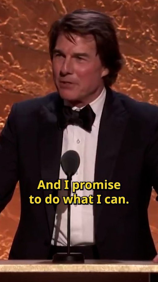 Tom Cruise makes a promise after receiving his first-ever Oscar 🏆

#TomCruise #Oscar #Oscars #Film #Cinema