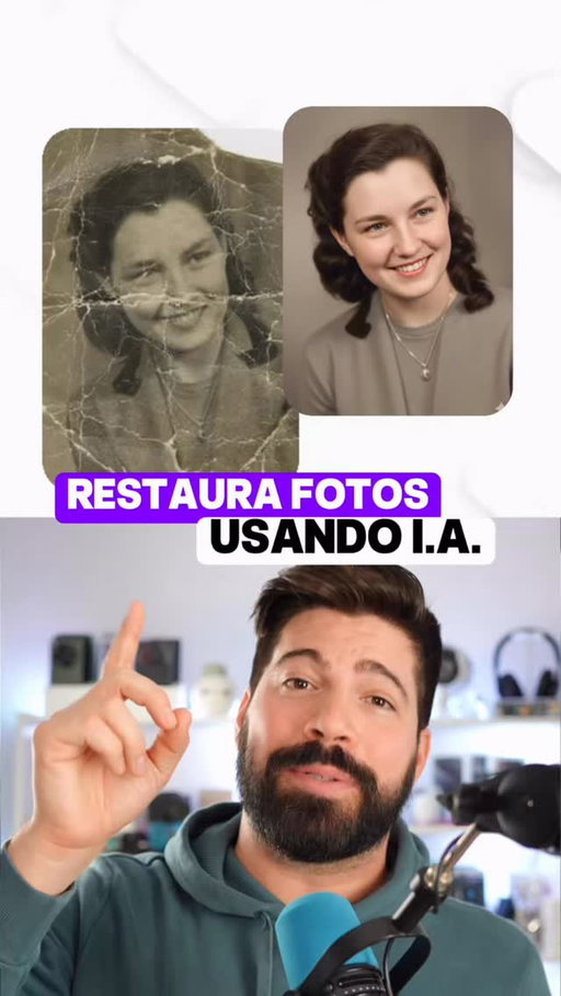 ES POSIBLE RESTAURAR FOTOS USANDO INTELIGENCIA ARTIFICIAL 👀

Toma solo unos segundos, no tiene costo y resultados son increíbles.

Se trata de trata de Nano banana de Gemini y por acá te muestro ejemplos sobre cómo es posible restaurar fotos viejas, despintadas y hasta rotas!

¿Qué te parecen los resultados? Si quieres que te envíe el texto exacto deja la palabra prompt en los comentarios y te lo envío por mensaje!