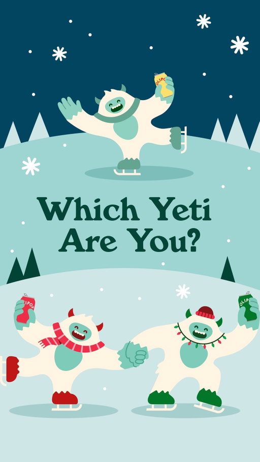 Which Yeti are you this holiday season? Press + hold or screenshot to find your match, then share your Yeti twin in the comments 👇