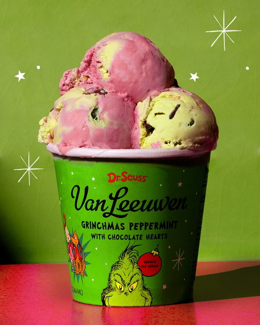 HOW THE GRINCH STOLE OUR ICE CREAM

When the Grinch’s heart grew three sizes, it made room for Grinchmas Peppermint Ice Cream.

Red peppermint ice cream swirled with green peppermint ice cream and loaded with chocolate hearts. 

Even Cindy-Lou Who couldn’t dream up something this GOOD.

Grinchmas Peppermint Ice Cream isn’t just in Who-ville…it’s at all @Krogerco locations for a limited time. 

GOODNESS COMES IN ALL WHO-FLAVORS.