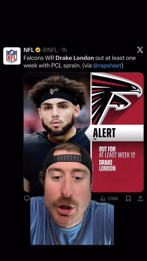 Drake London Talk #drakelondon #nfl #football #fantasyfootball