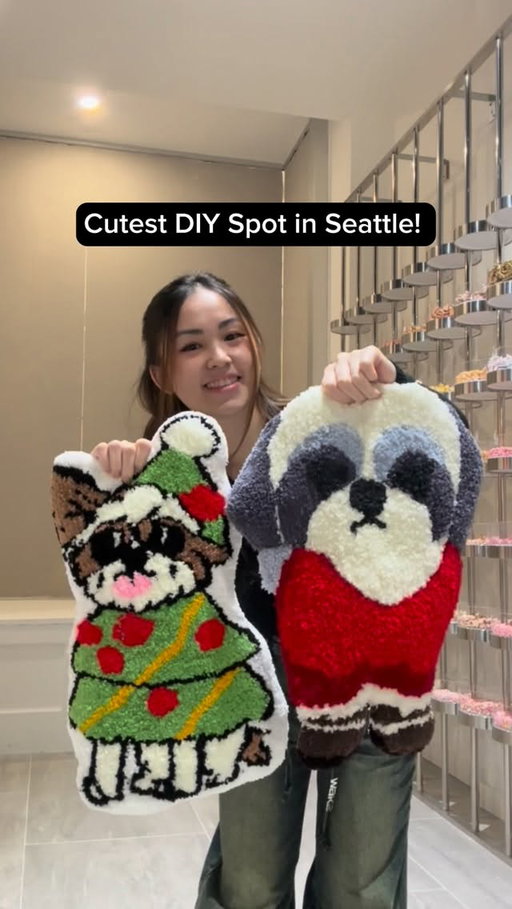 Had the best cozy day at @tutugether.wa in Southcenter ☁️✨ From tufting our own rugs (yes, it took 3 hours 😭) to making the cutest decoden art and pouring paint on a bear, it was the perfect rainy-day bonding activity. A little pricey, but honestly so worth it for the memories 💕

📍Tutugether,
2800 Southcenter Mall, Ste 172, Tukwila, WA 98188