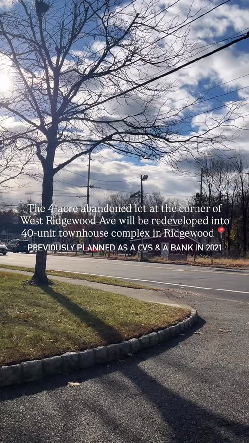 What are your thoughts? 

A 4-acre lot at the corner of West Ridgewood Avenue and Paramus Road — long home to a local garden center and once the site of a historic Revolutionary-era home and gristmill — has been sold to Liger Crossing, LLC.

The developer plans to restore the historic house for use as a small office and build a 40-unit townhome development on the property, located at 143 W. Ridgewood Avenue.

Previous plans in 2021 proposed a CVS and a bank on the combined corner parcels, but those never moved forward.

NAI James E. Hanson, which handled the sale, said demand for development-ready land in Paramus remains high, noting the property’s rare size, flexible zoning, and proximity to major residential and healthcare hubs. The site sits along the Saddle River, directly across from the Ridgewood Duck Pond, with access to the county park’s six-mile trail system.

-

Follow for more #local stories + events 

#bergencounty #bergencountynj #northjerseynews #njnews #ridgewoodnj #townsofnewjersey