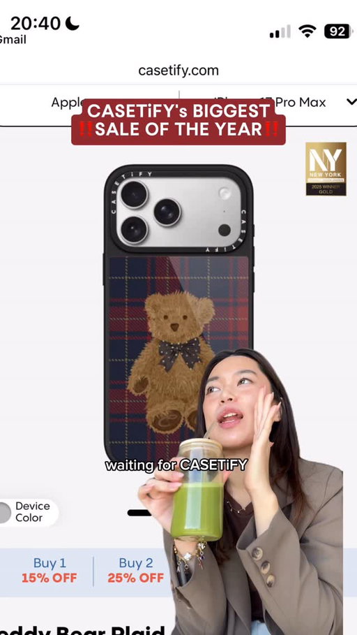 Guys you’ll regret scrolling past this 🤭📱

CASETiFY is doing one of their best promos right now and I’m honestly shocked…
Get 35% off when you spend $150 — if you’ve been wanting a new case, charger, or those cute mirror cases you always see in my vids, THIS is the sign.

I swear their cases have saved my phone so many times… like actually.
Don’t say I didn’t warn you 😭

#CASETiFY #CASETiFYPartner

⸻

CASETiFY sale, CASETiFY discount, phone case Canada, phone case aesthetic, iPhone case haul, viral CASETiFY cases, holiday deals Canada, tech accessories, protective case, gift ideas 2025