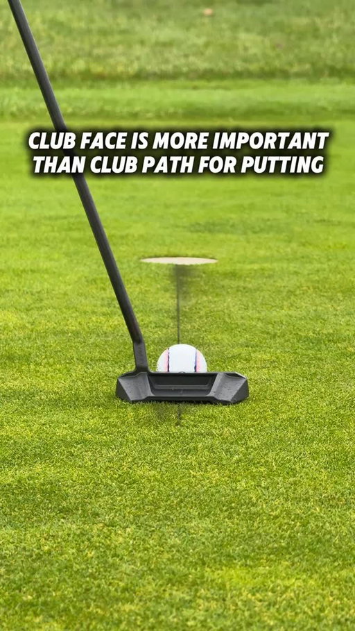 Both club path and club face are extremely important. Obviously having minimal offline movements with the path makes it easier to control the club face, but if you’re a good putter, keep doing what you’re doing. Club face is always king when it comes to golf 👊🏻