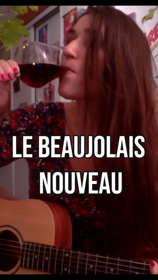 Le "Beaujolais Nouveau" en hommage à Francis Cabrel parce que j'aime autant l'un que l'autre.  Je joue mon spectacle à Paris et un peu partout en France : viens me voir sur scène !