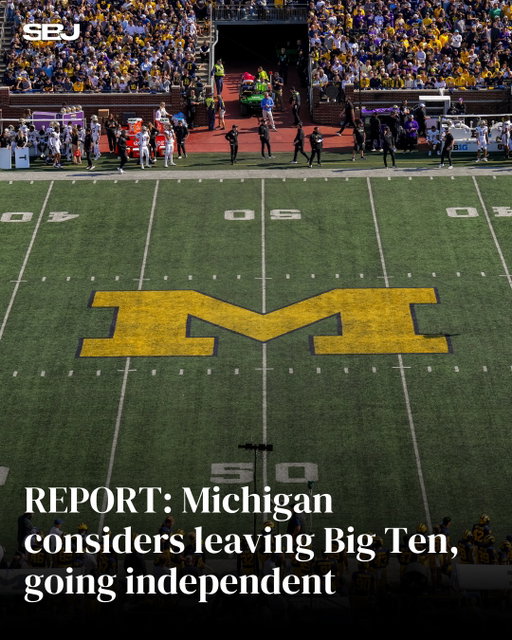 The Big Ten’s private equity plan sparked conversation about a potential Big Ten exit for Michigan.

Univ. of Michigan Regent Jordan Acker said that if the Big Ten agrees to receive a private capital investment without unanimous approval of all 18 members, the school “would consider going independent when the current media rights deal expires in 2036,” according to a report from the Detroit Free Press.

The proposed investment would extend the league’s grant of rights to 2046 — something Acker calls "a pretty big thing to do when you don’t know what college football will look like in 4-5 years."

Michigan opposes the deal, citing autonomy concerns and its strong financial position. 

"That would be the end of Michigan, as far as I can see, in the Big Ten," Acker told NBC Sports.