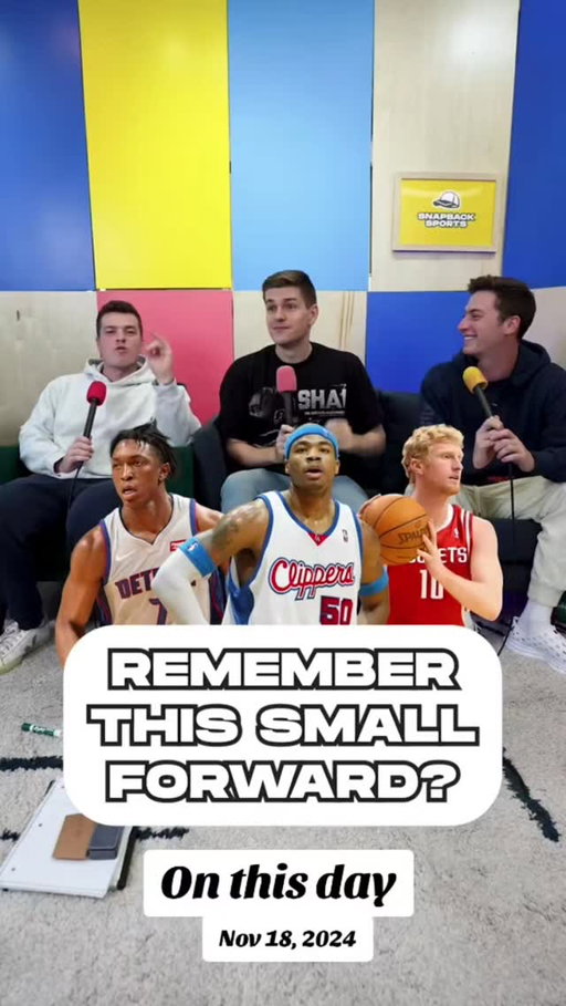 Throwback to playing "Remember This Guy?" Small Forward Edition 🏀