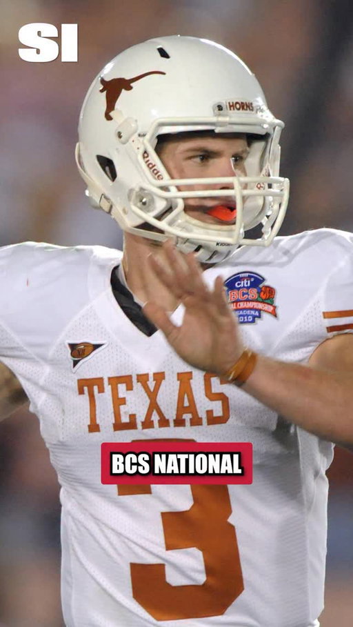 After Colt McCoy went down, Garrett Gilbert tookover in the BCS national championship game as a true freshman 😳

#football #cfb #collegefootball